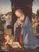 LORENZO DI CREDI The Holy Family g oil painting artist